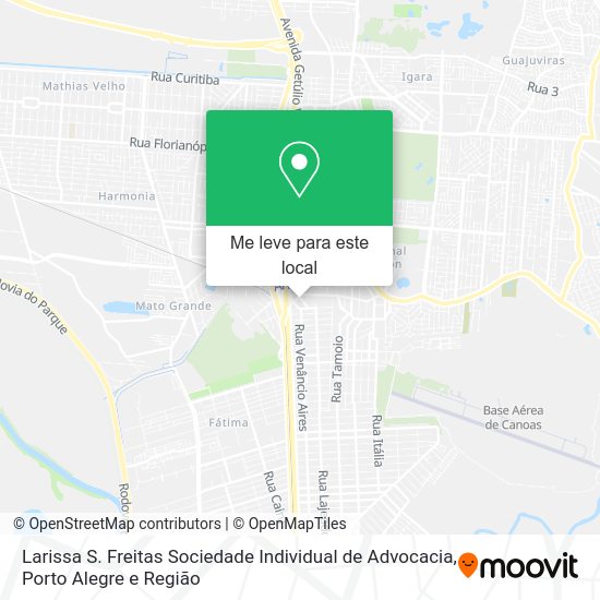 Larissa S. Freitas Sociedade Individual de Advocacia mapa