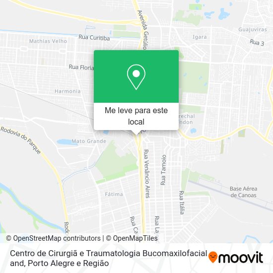 Centro de Cirurgiã e Traumatologia Bucomaxilofacial and mapa
