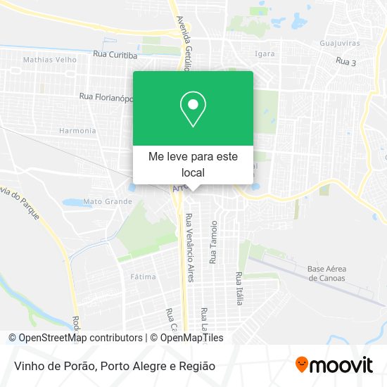 Vinho de Porão mapa