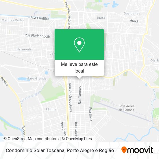 Condomínio Solar Toscana mapa