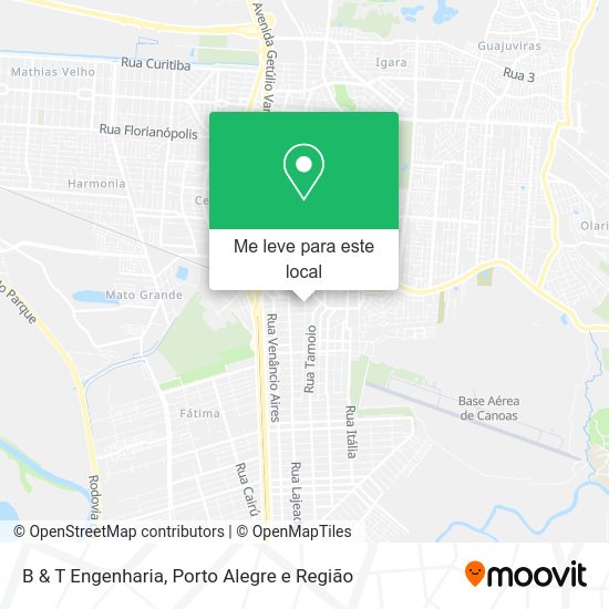 B & T Engenharia mapa