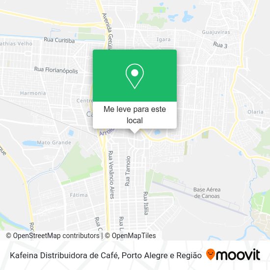 Kafeina Distribuidora de Café mapa