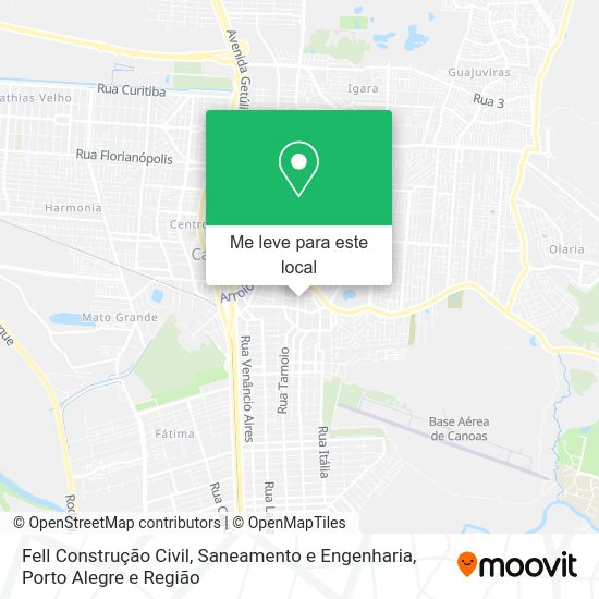 Fell Construção Civil, Saneamento e Engenharia mapa
