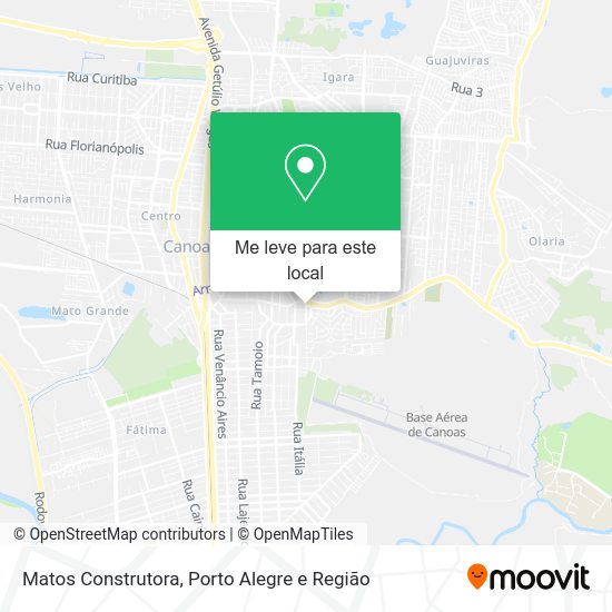 Matos Construtora mapa