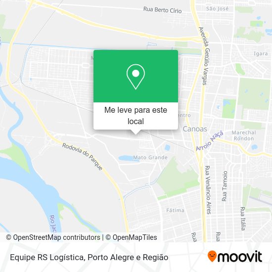 Equipe RS Logística mapa
