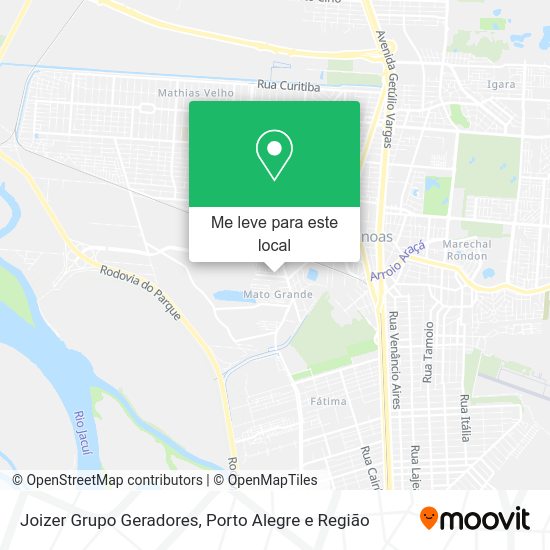 Joizer Grupo Geradores mapa