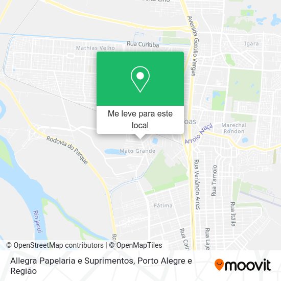 Allegra Papelaria e Suprimentos mapa