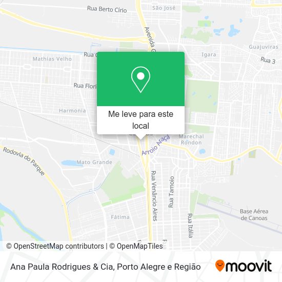 Ana Paula Rodrigues & Cia mapa