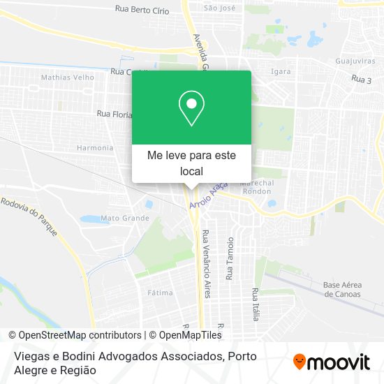 Viegas e Bodini Advogados Associados mapa