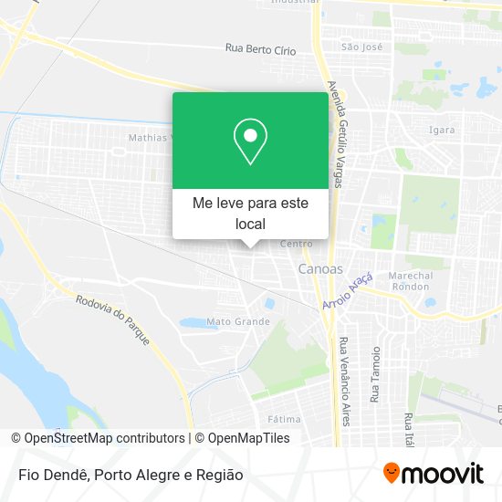 Fio Dendê mapa