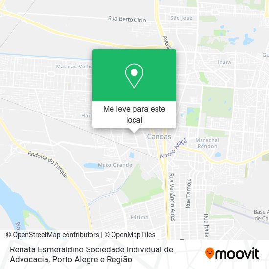 Renata Esmeraldino Sociedade Individual de Advocacia mapa