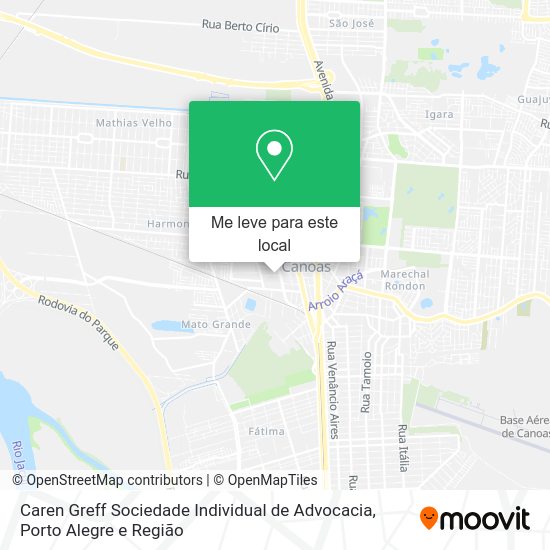 Caren Greff Sociedade Individual de Advocacia mapa