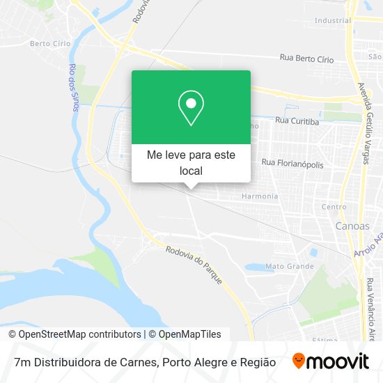 7m Distribuidora de Carnes mapa