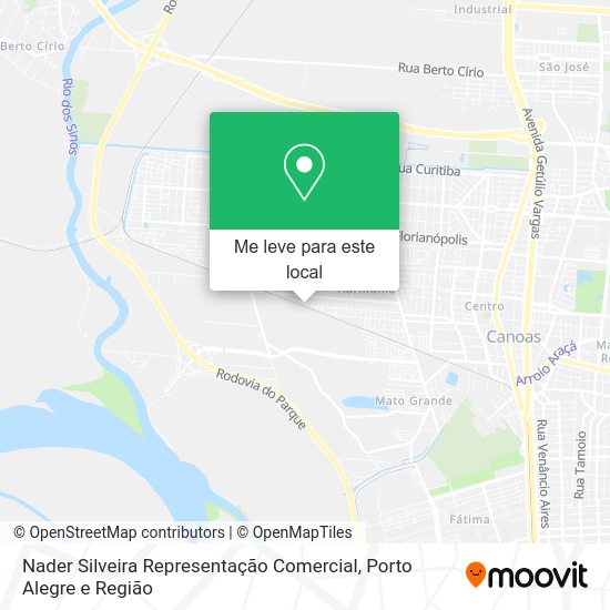 Nader Silveira Representação Comercial mapa