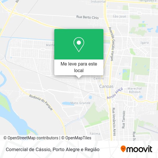 Comercial de Cássio mapa