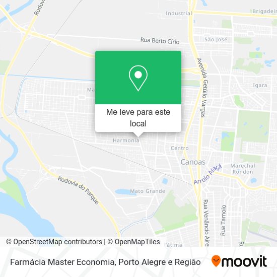 Farmácia Master Economia mapa