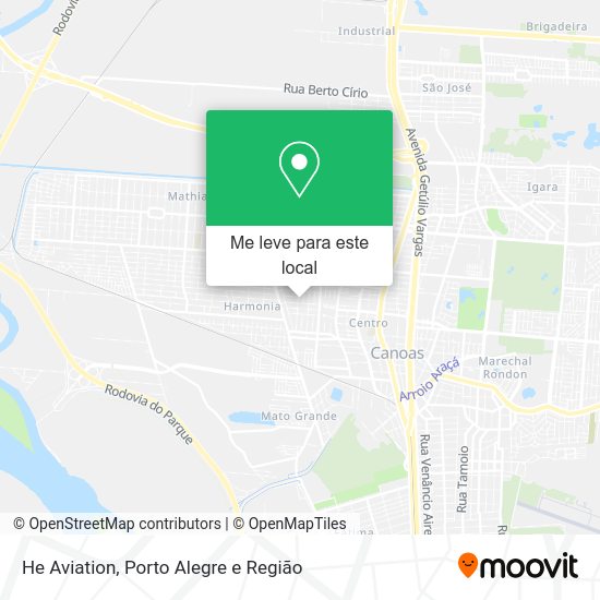 He Aviation mapa