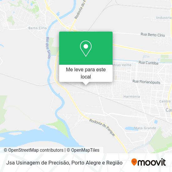 Jsa Usinagem de Precisão mapa