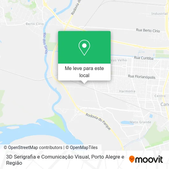 3D Serigrafia e Comunicação Visual mapa