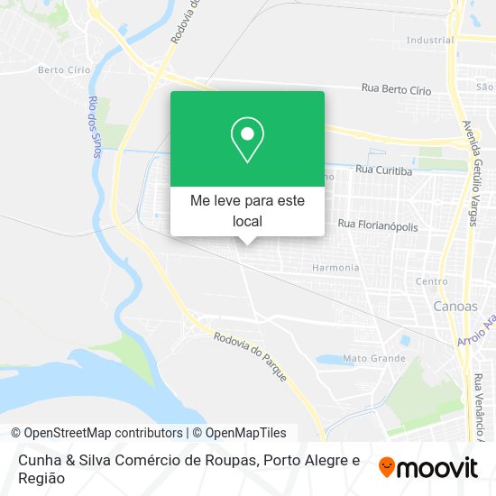 Cunha & Silva Comércio de Roupas mapa