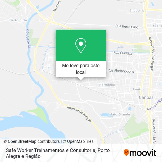 Safe Worker Treinamentos e Consultoria mapa