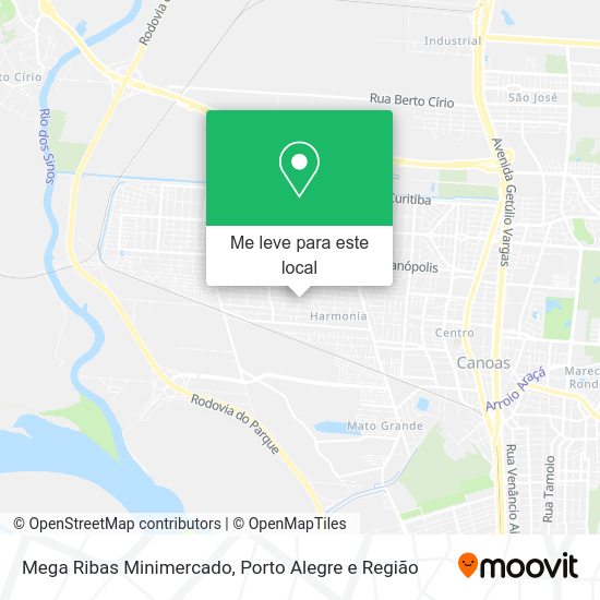 Mega Ribas Minimercado mapa
