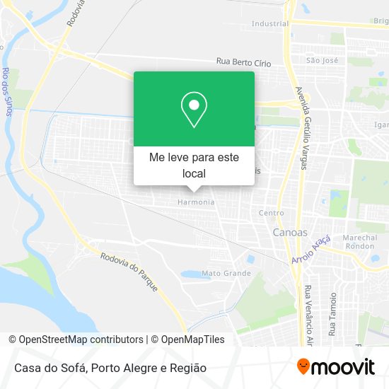 Casa do Sofá mapa