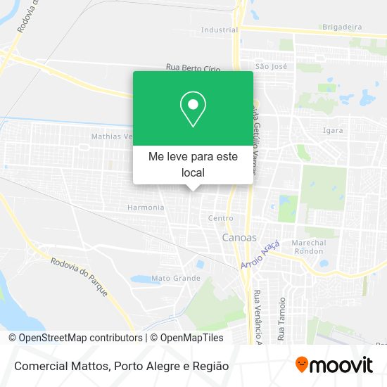 Comercial Mattos mapa
