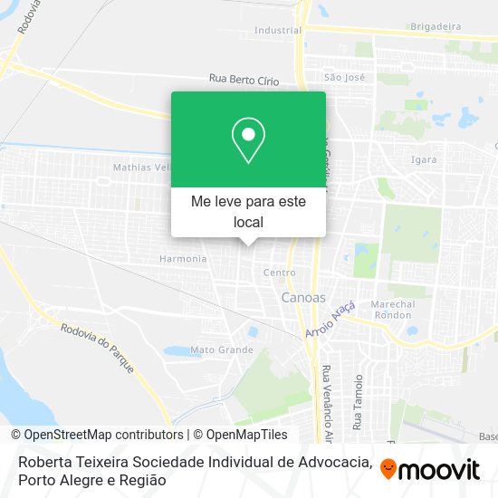 Roberta Teixeira Sociedade Individual de Advocacia mapa