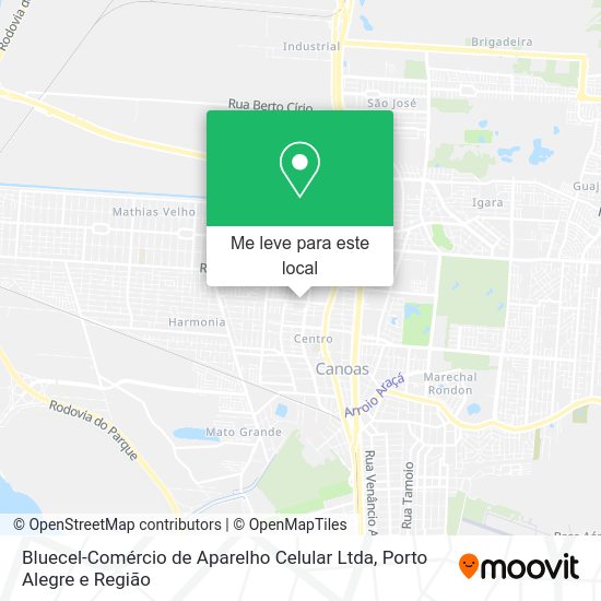 Bluecel-Comércio de Aparelho Celular Ltda mapa