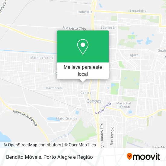 Bendito Móveis mapa