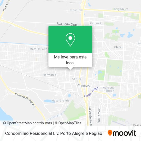 Condomínio Residencial Liv mapa