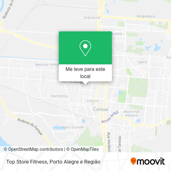 Top Store Fitness mapa