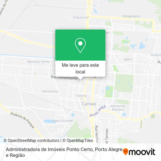 Administradora de Imóveis Ponto Certo mapa