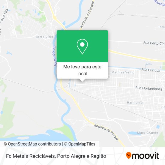 Fc Metais Recicláveis mapa