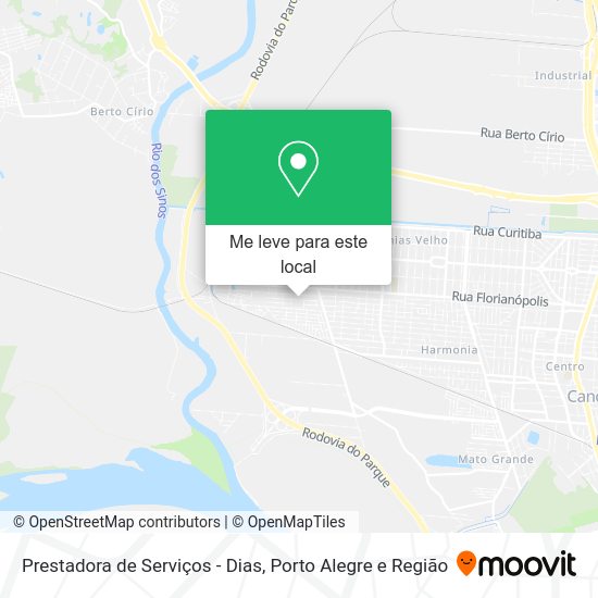 Prestadora de Serviços - Dias mapa