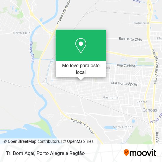 Tri Bom Açaí mapa