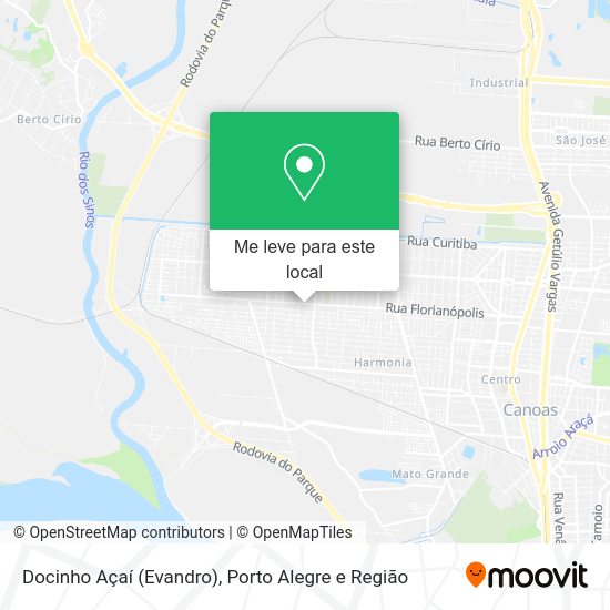 Docinho Açaí (Evandro) mapa