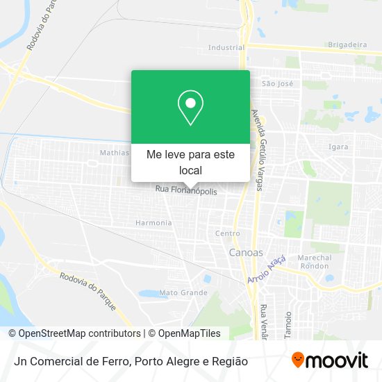Jn Comercial de Ferro mapa
