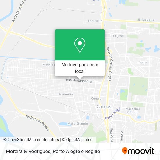 Moreira & Rodrigues mapa