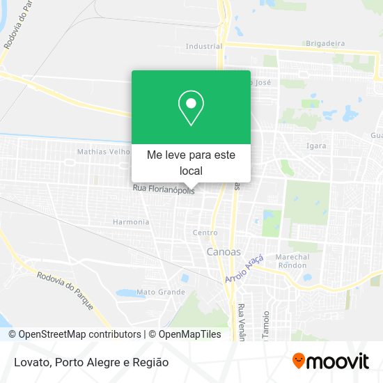 Lovato mapa