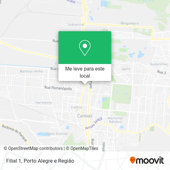 Filial 1 mapa