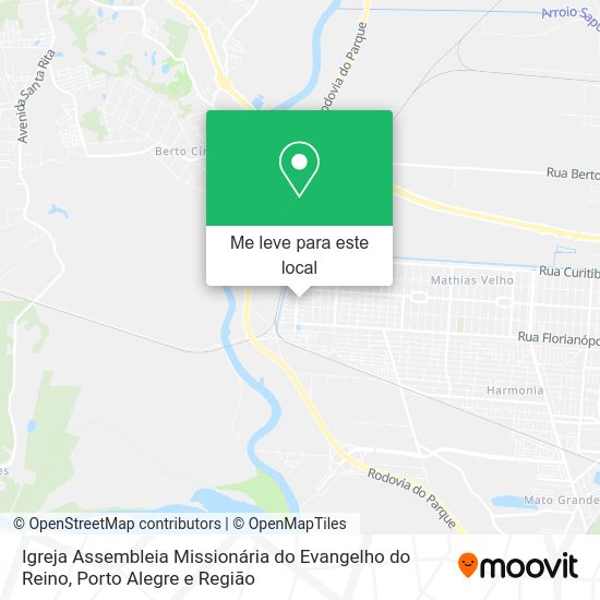 Igreja Assembleia Missionária do Evangelho do Reino mapa