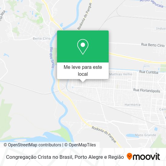 Congregação Crista no Brasil mapa