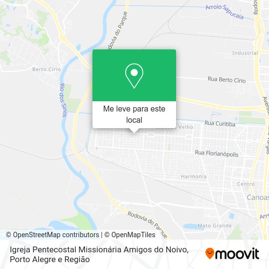 Igreja Pentecostal Missionária Amigos do Noivo mapa