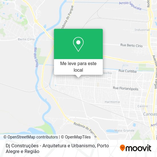 Dj Construções - Arquitetura e Urbanismo mapa