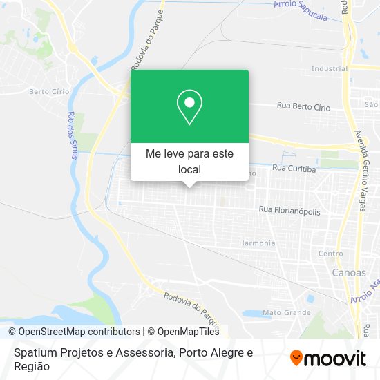Spatium Projetos e Assessoria mapa