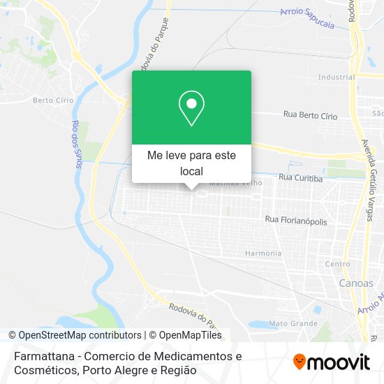 Farmattana - Comercio de Medicamentos e Cosméticos mapa