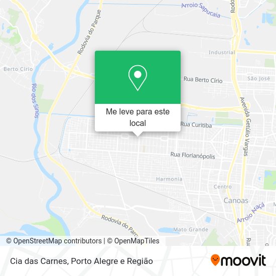 Cia das Carnes mapa