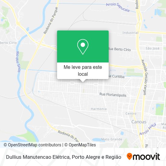 Dullius Manutencao Elétrica mapa